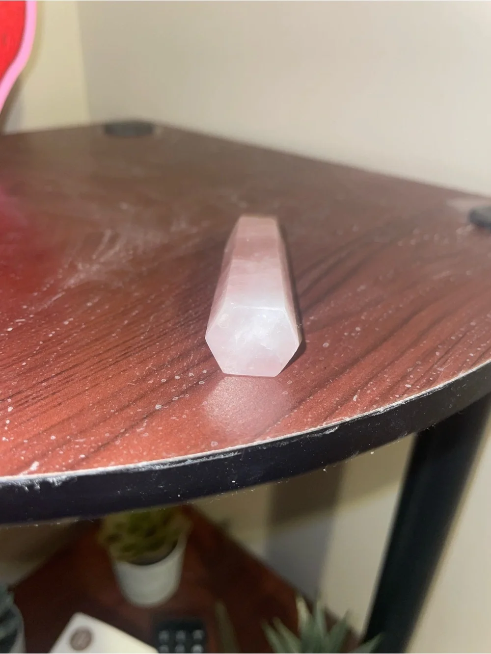 Rose Quartz Point Tower - Pink Crystal Standing Obelisk